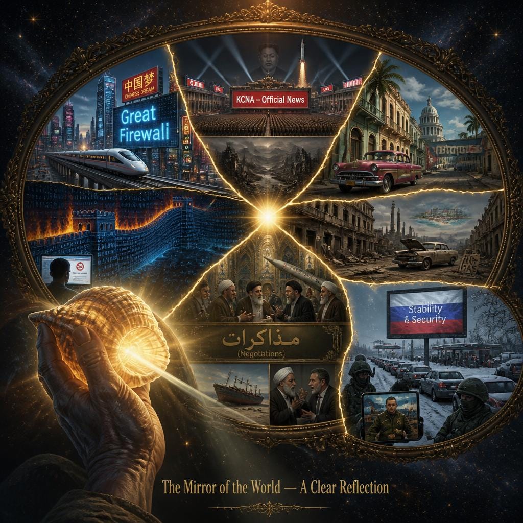 The Mirror of the World — Truth, Propaganda, and Reality in 5 Countries
