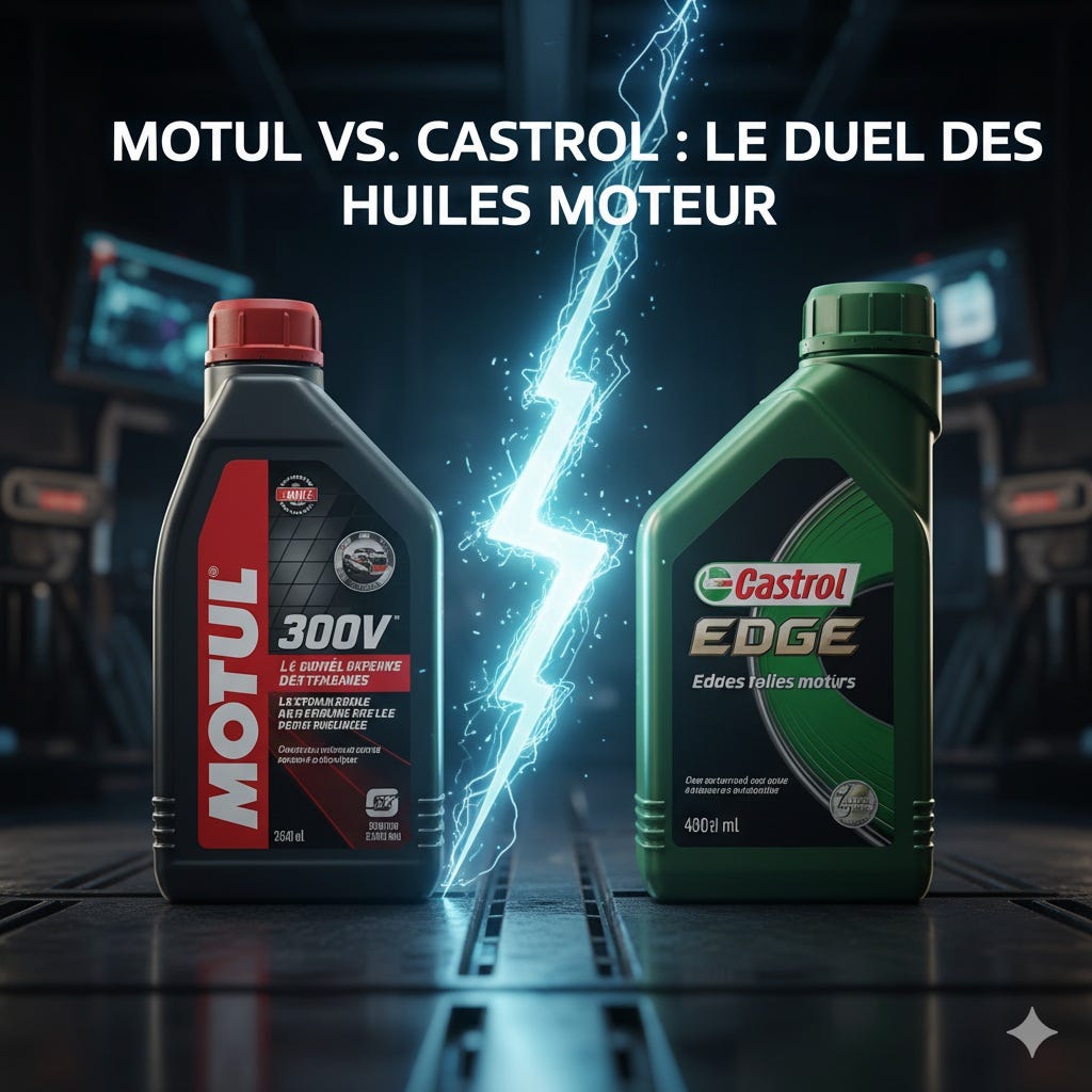 Motul vs. Castrol : Le Duel des Huiles Moteur. Lequel Choisir pour votre Véhicule ?