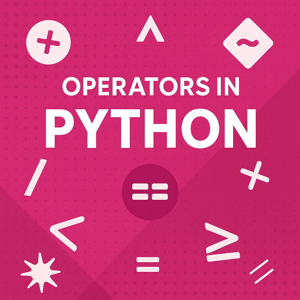 Operators in Python. There are various kinds of operators… | by Yukta ...