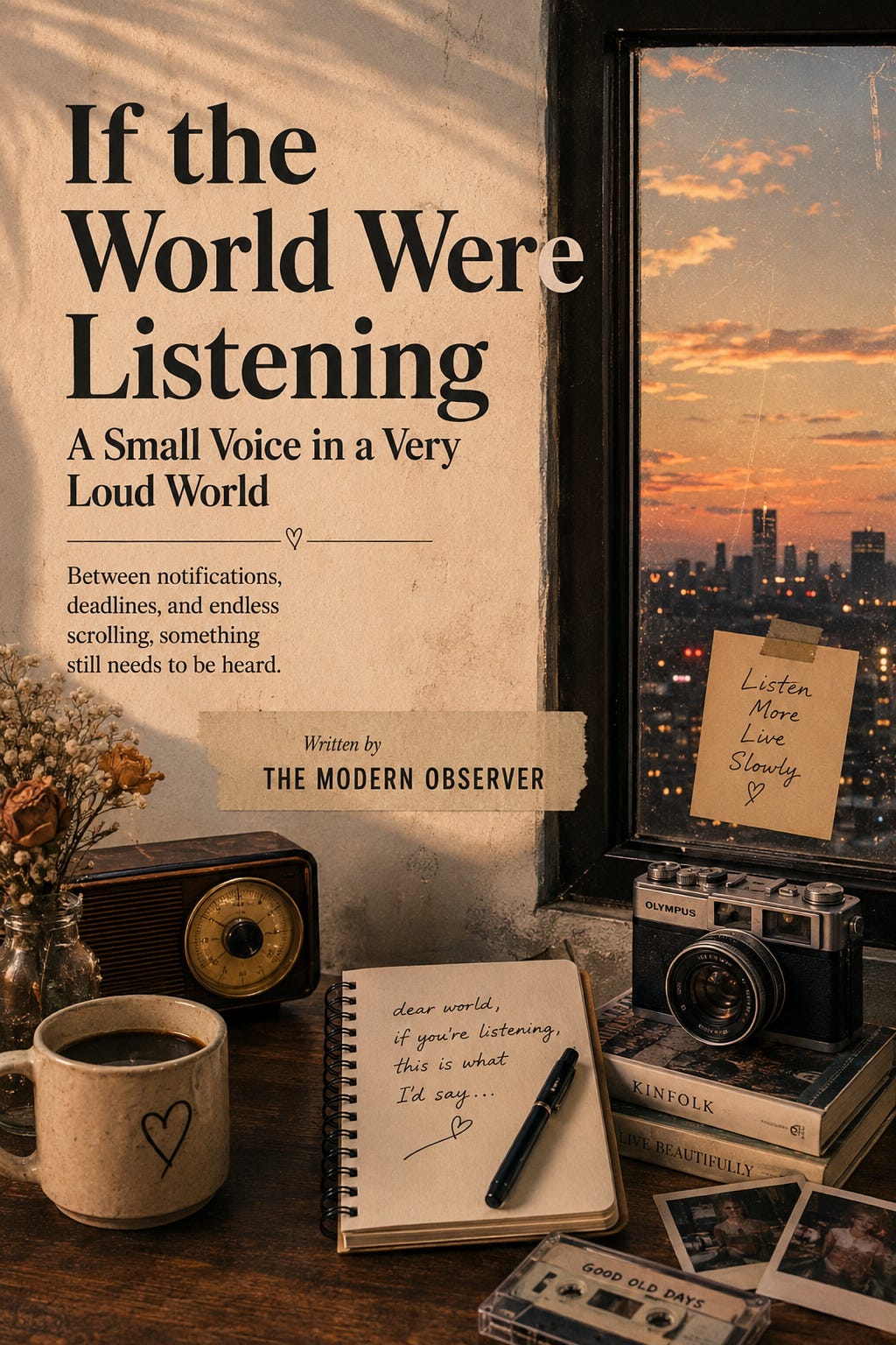 🌎 If the World Were Listening – A Writing Challange