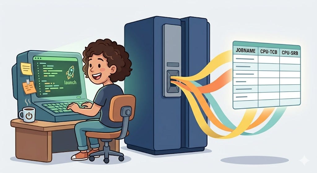 How I Pulled CPU Time From Mainframe SMF Records (Beginner Guide)