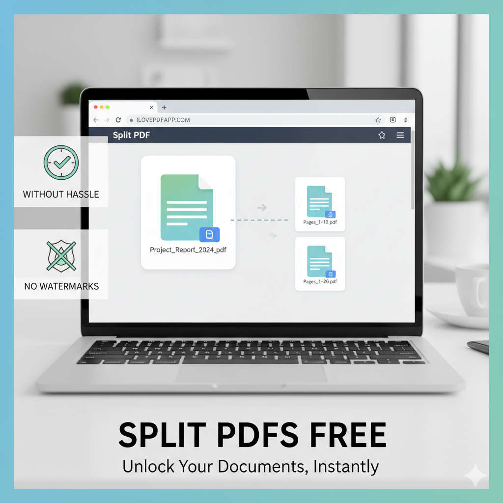 How to Split PDFs for Free Without the Hassle of Watermarks
