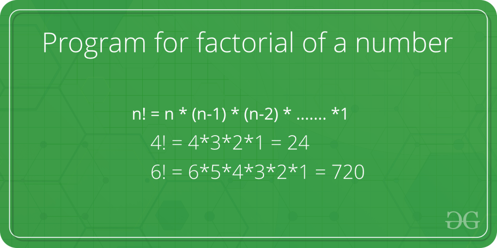 Factorial number in c programming… | by YP | Medium