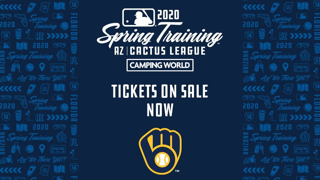 BREWERS SPRING TRAINING TICKETS ON SALE NOW | by Caitlin Moyer | Medium