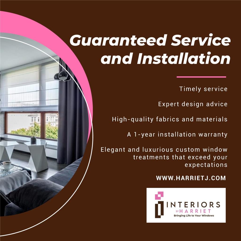 Guaranteed Services and installation Interiors By Harriet Medium