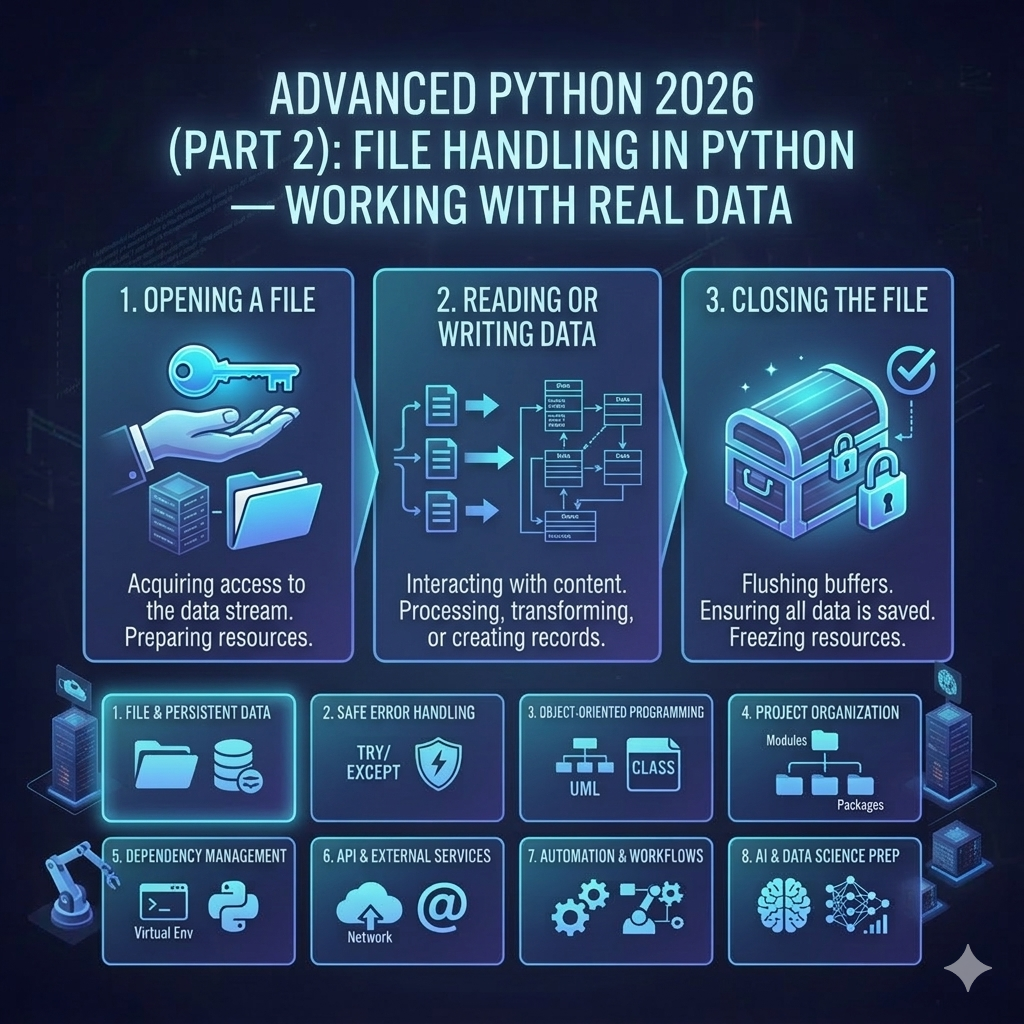 Advanced Python 2026 (Part 2): File Handling in Python — Working With ...