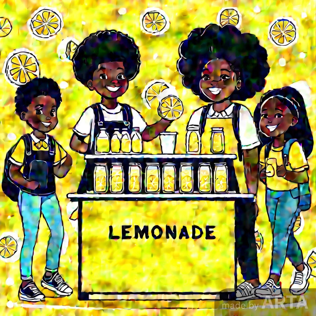 The Color of Money. A Lemonade Stand, An Economics Lesson… by