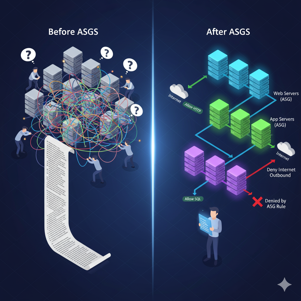 🔐Application Security Groups in Azure: Making NSG Rules Smarter ...