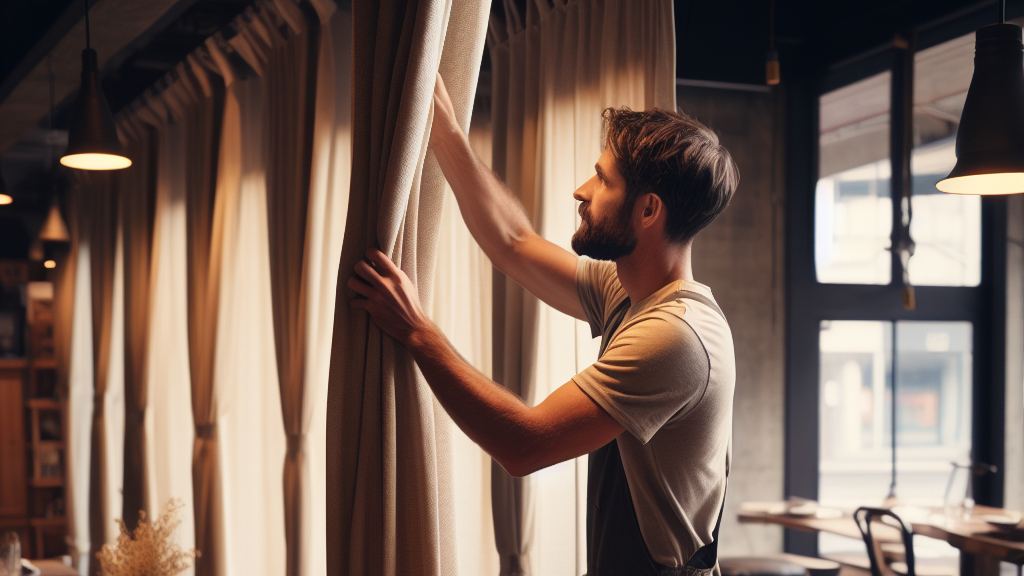 How To Hang Cafe Curtains A Detail Guide by Voila Creations