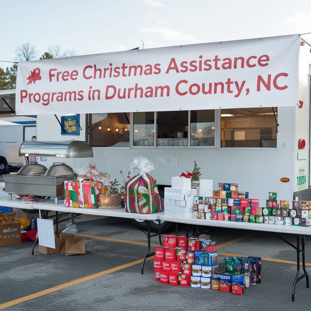 Free Christmas Assistance Programs in Durham County, NC