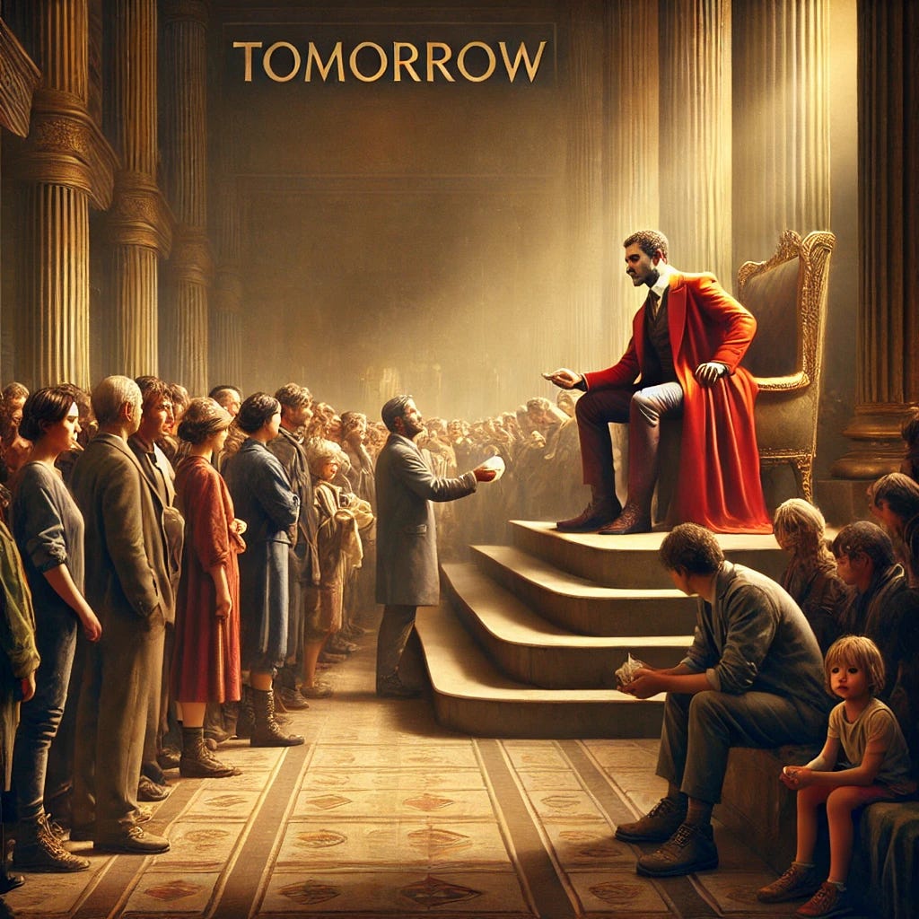 Tomorrow. AIgenerated image of Tomorrow, sitting… by Progress Onwuka Mar,