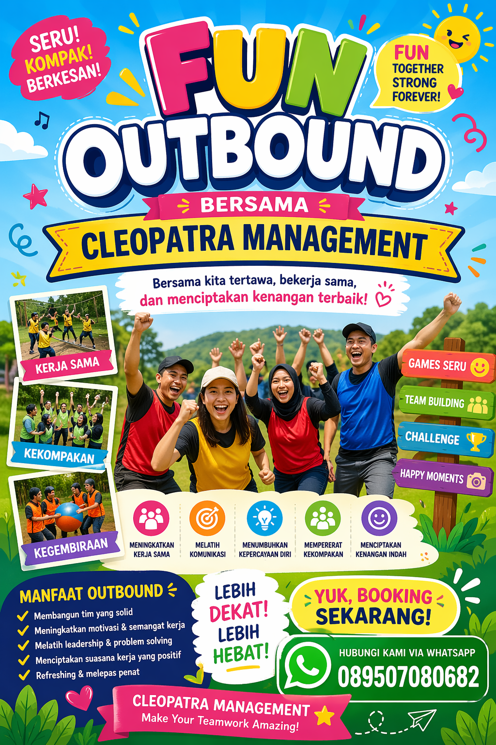 EO BATU | CLEOPATRA MANAGEMENT | 089 507080 682–0822 2855 8889–0813 3447 8043