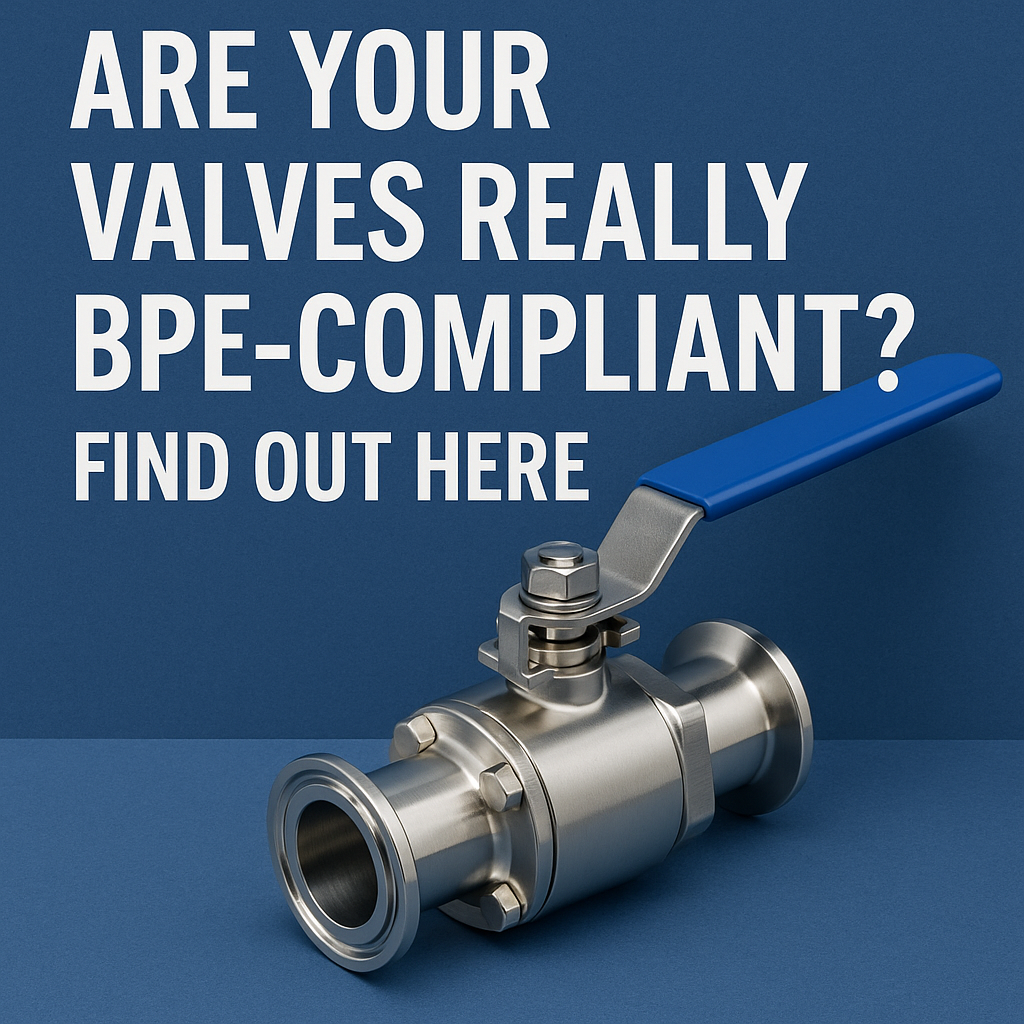 Are Your Valves Really BPE-Compliant? Find Out Here