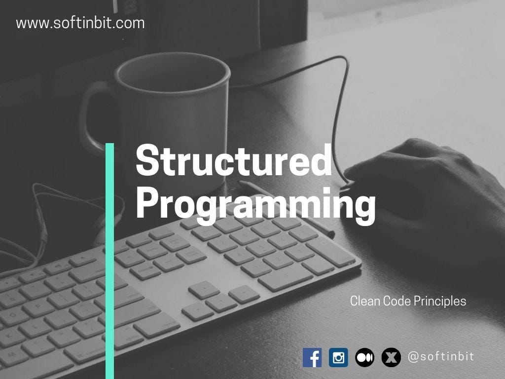 Structured Programming in C#. “Programs must be written for people to ...
