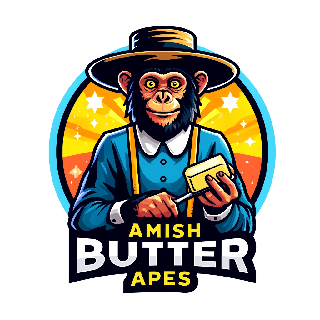Amish Butter Apes. https//www.dextools.io/app/en/solana/pa… by Amish
