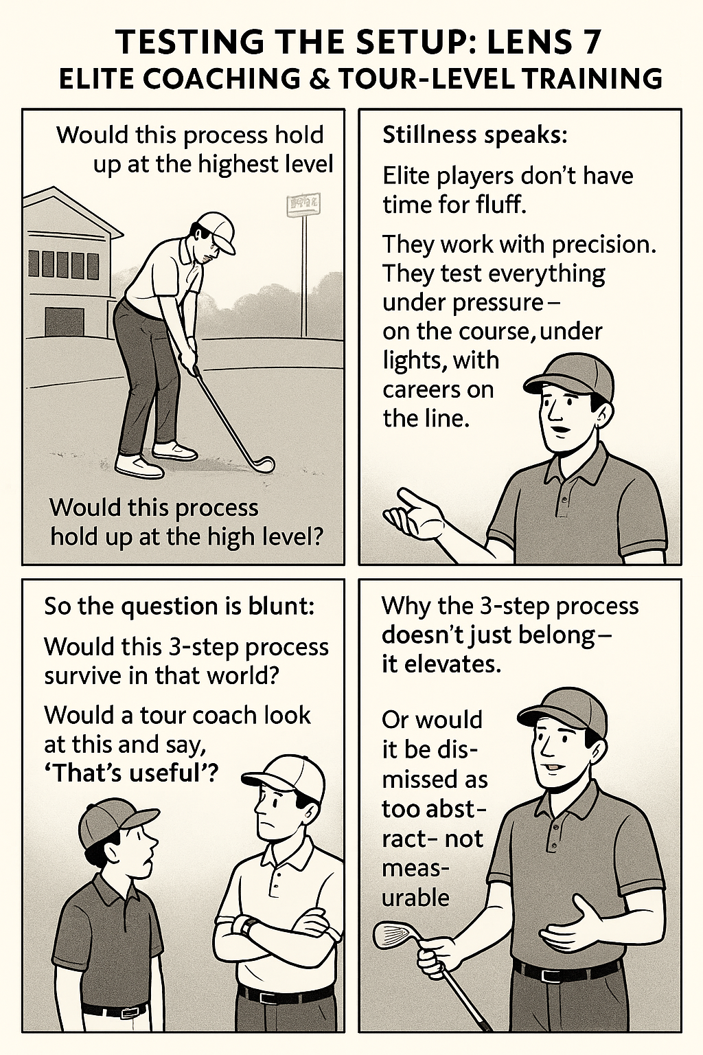 Testing the setup: Lens 7 — Elite Coaching & Tour-Level Training