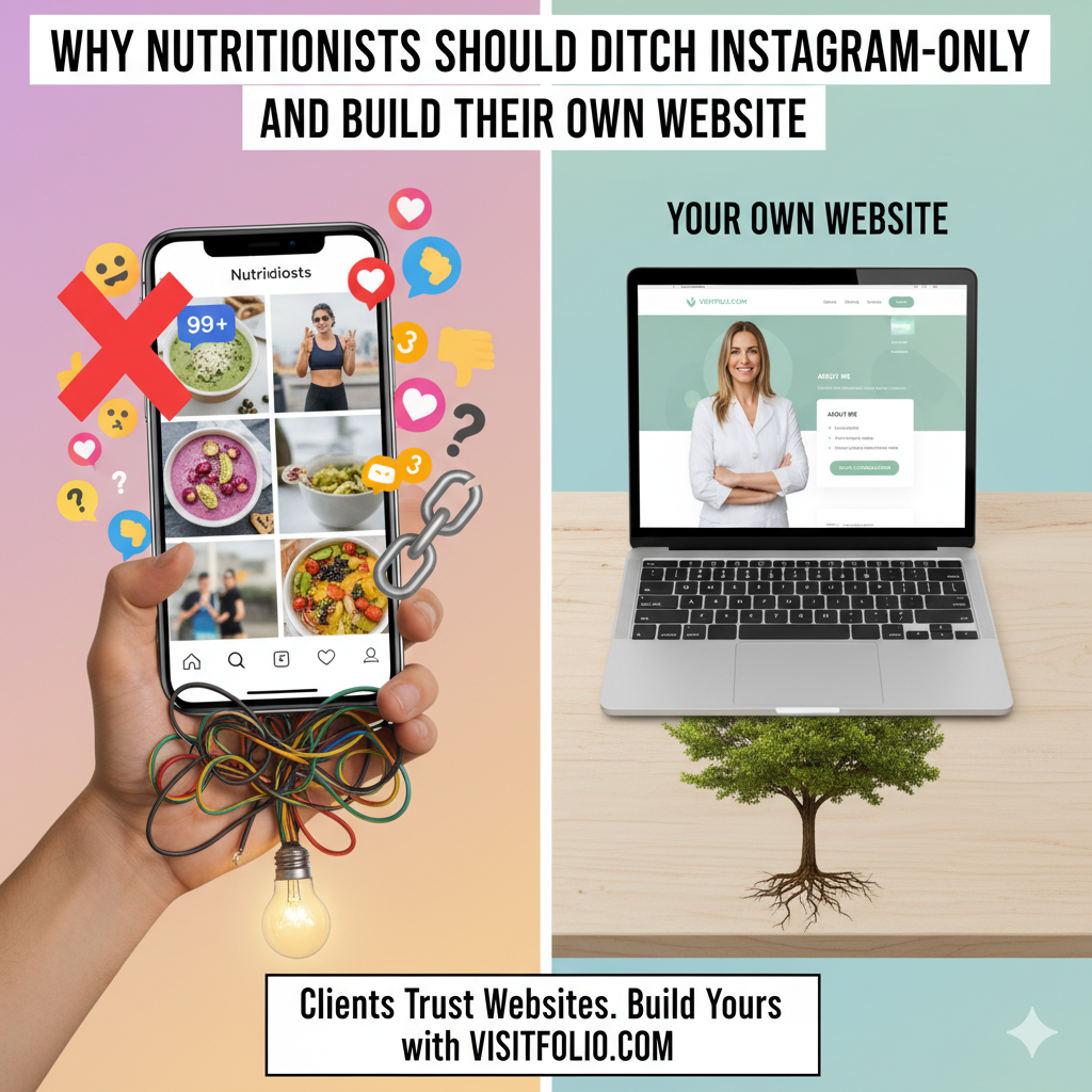 Why Nutritionists Should Ditch Instagram-Only and Build Their Own Website