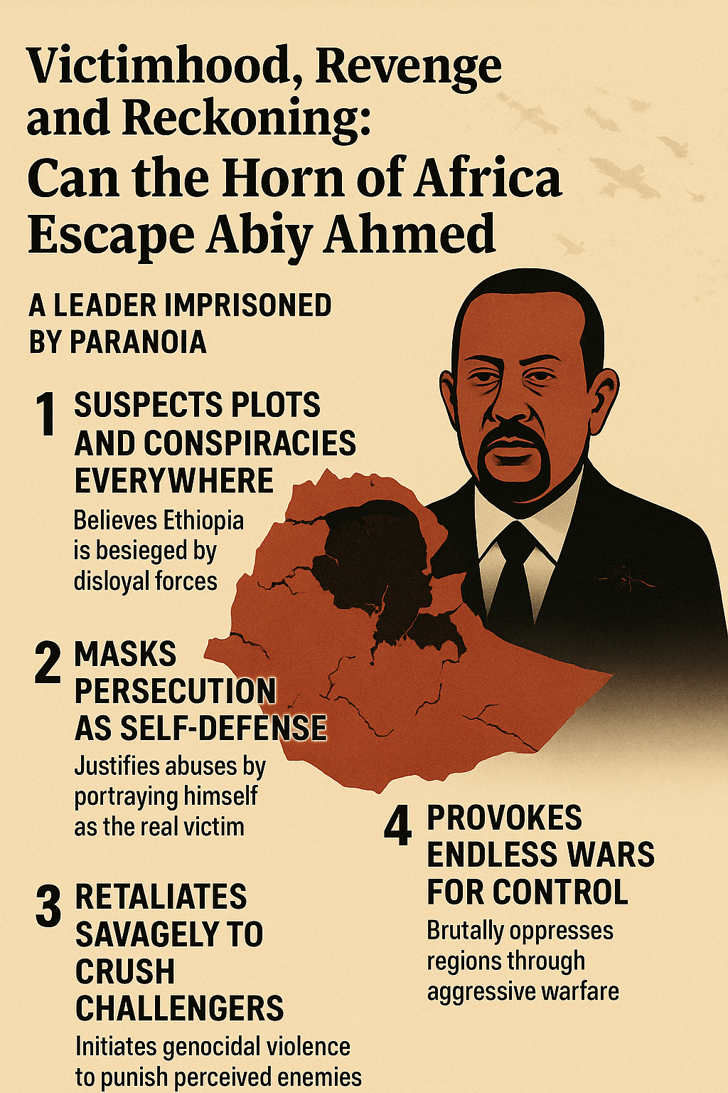 Part III: The Paranoid Fortress — How Abiy Ahmed’s Psychology of Destruction Threatens the Horn of…