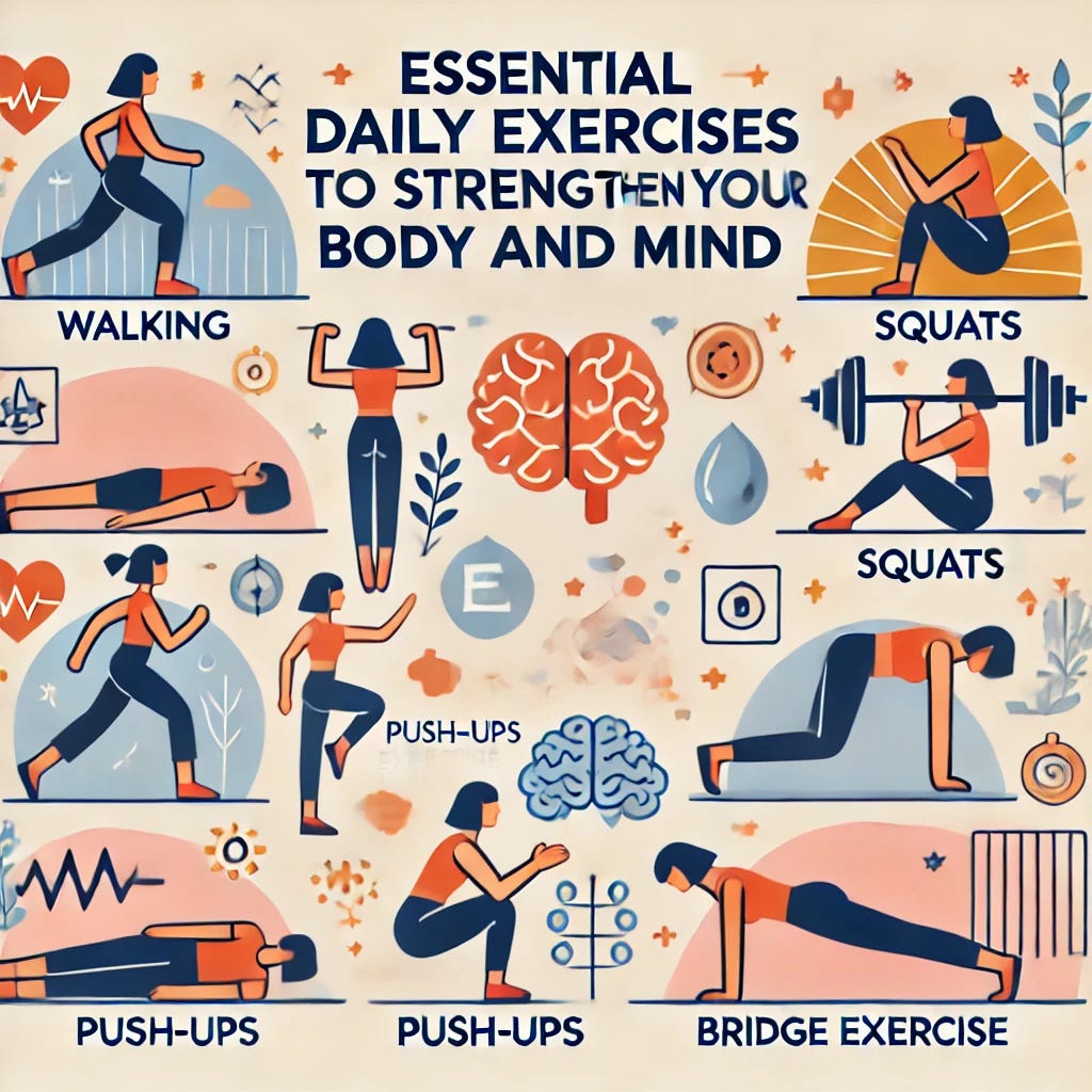 Essential Daily Exercises to Strengthen Your Body and Mind by ComplexityBeauty Thoughtscapes Nov 2024 Medium