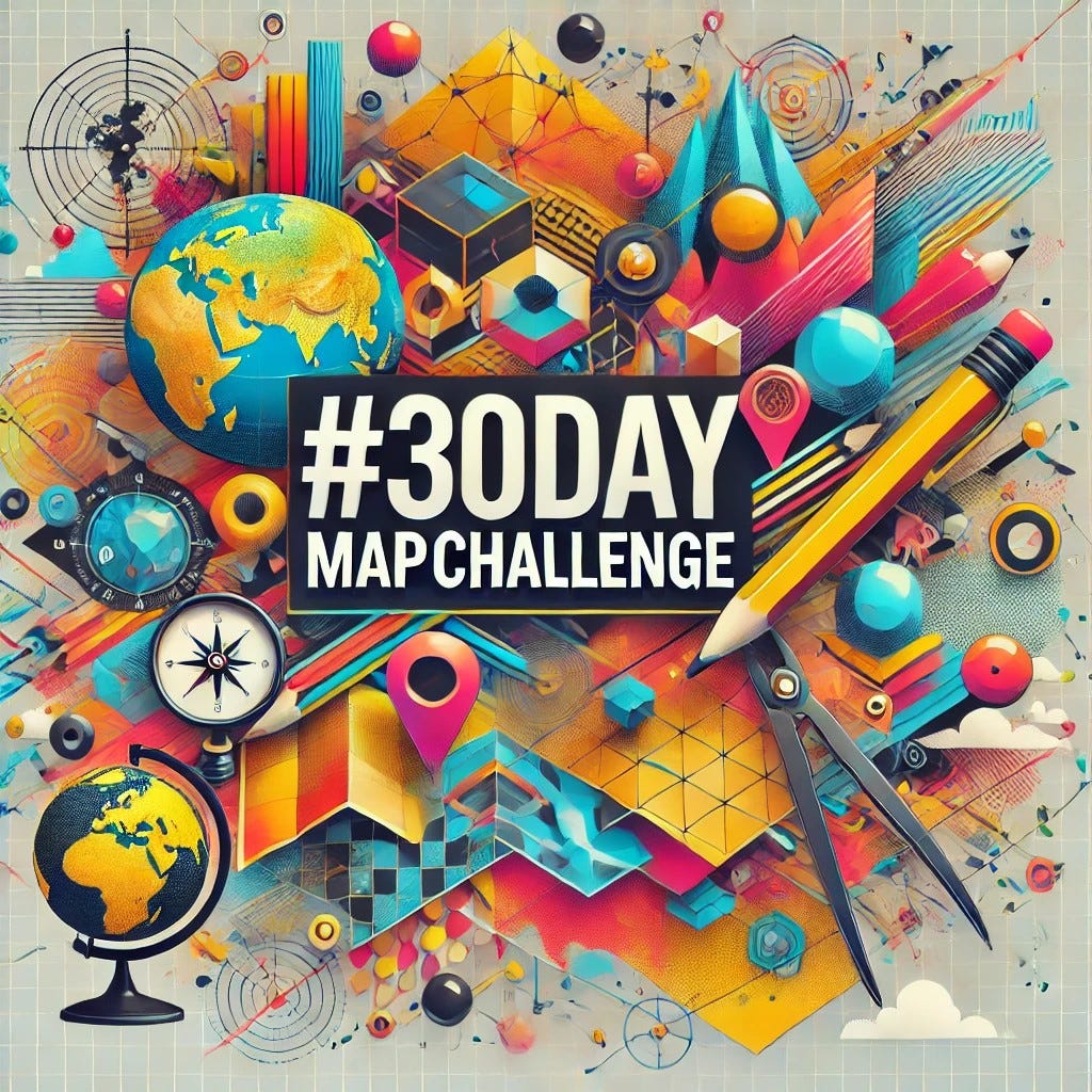My #30DayMapChallenge 2024