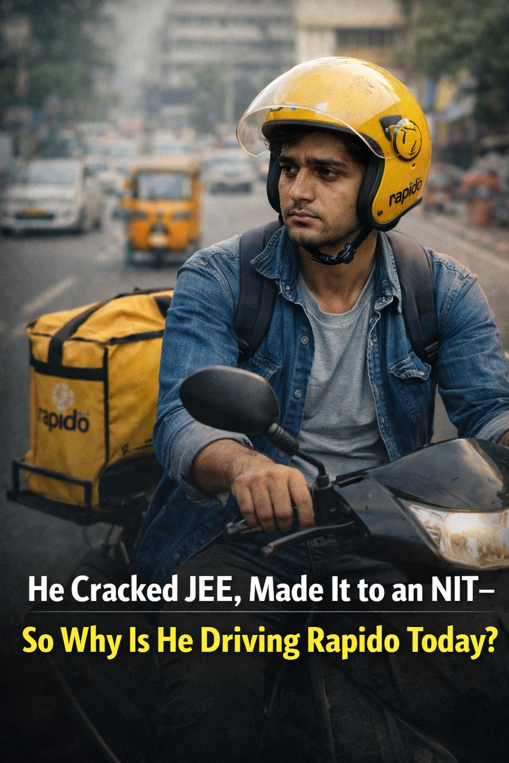 He Cracked JEE, Made It to an NIT — So Why Is He Driving Rapido Today?