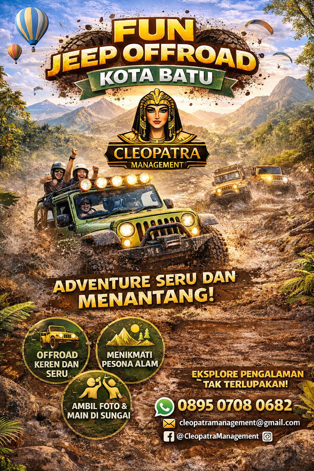 EO BATU MALANG | CLEOPATRA MANAGEMENT | 089–507080–682