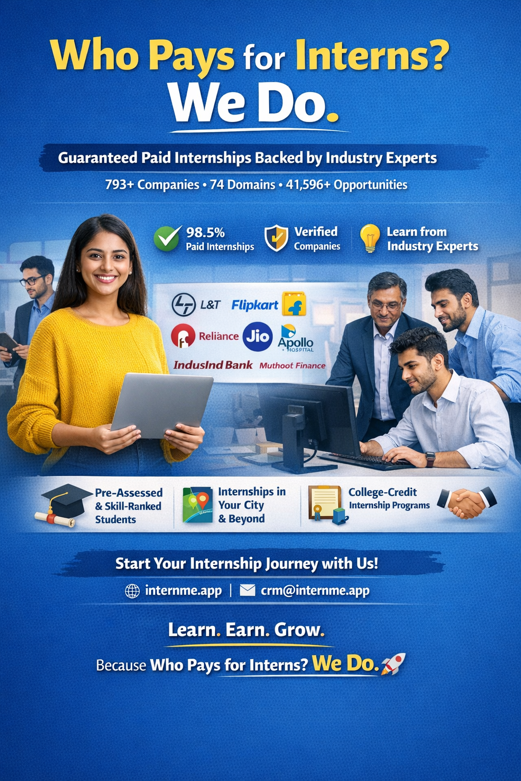 Who Pays for Interns? We Do — Guaranteed Paid Internships & Real Internship Jobs
