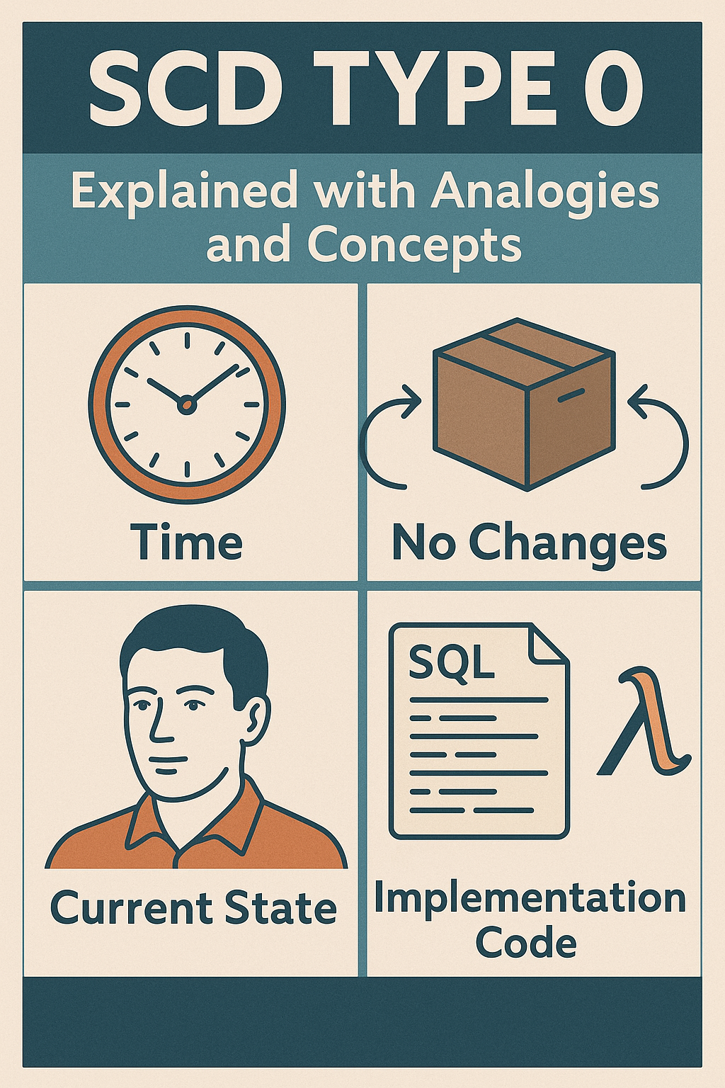 How to Implement SCD Type 0 in SQL and PySpark | by Data & Beyond | Medium