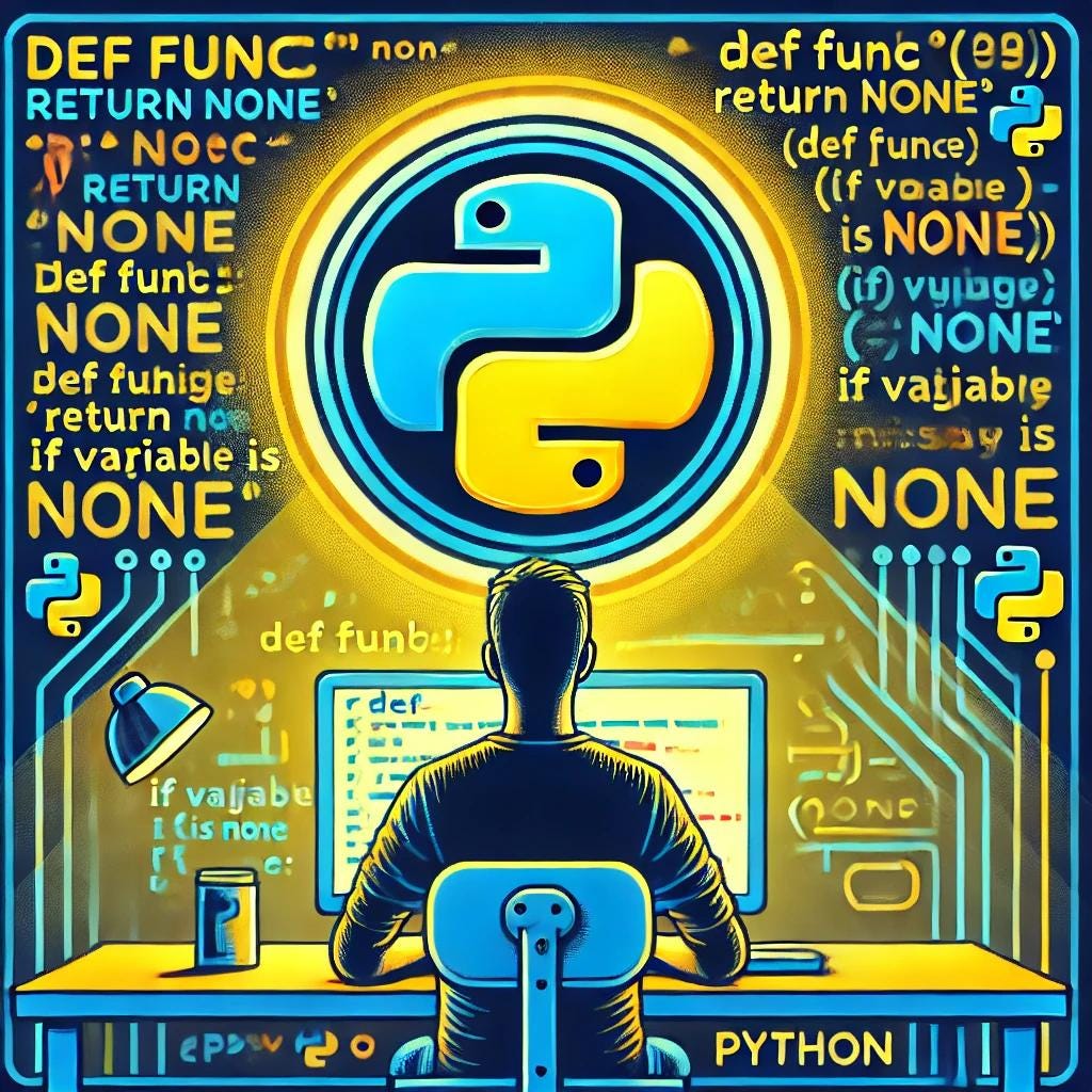 Don’t be afraid of None in Python. It’s the right way ! | by Marcu ...