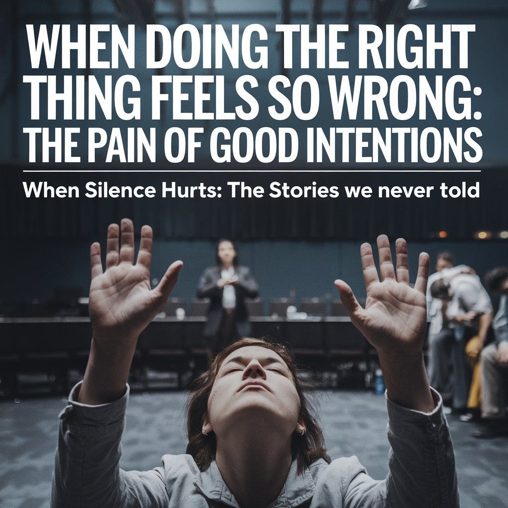 When Doing the Right Thing Feels So Wrong The Pain of Good Intentions