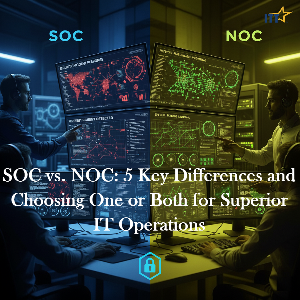 SOC vs. NOC: 5 Key Differences and Choosing One or Both for Superior IT ...