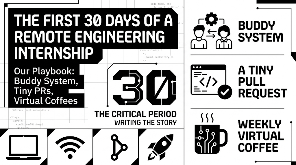 The First 30 Days of a Remote Engineering Internship — Our Playbook