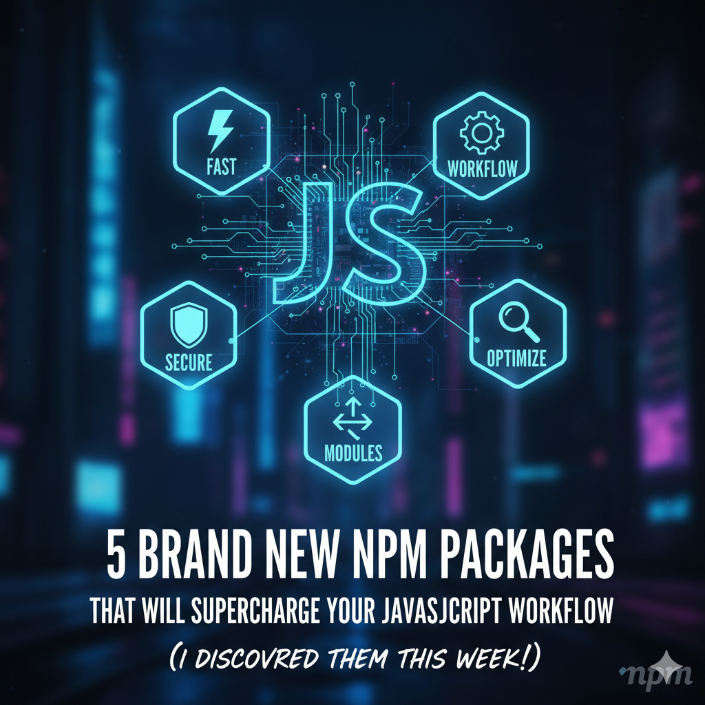5 Brand New npm Packages That Will Supercharge Your JavaScript Workflow ...