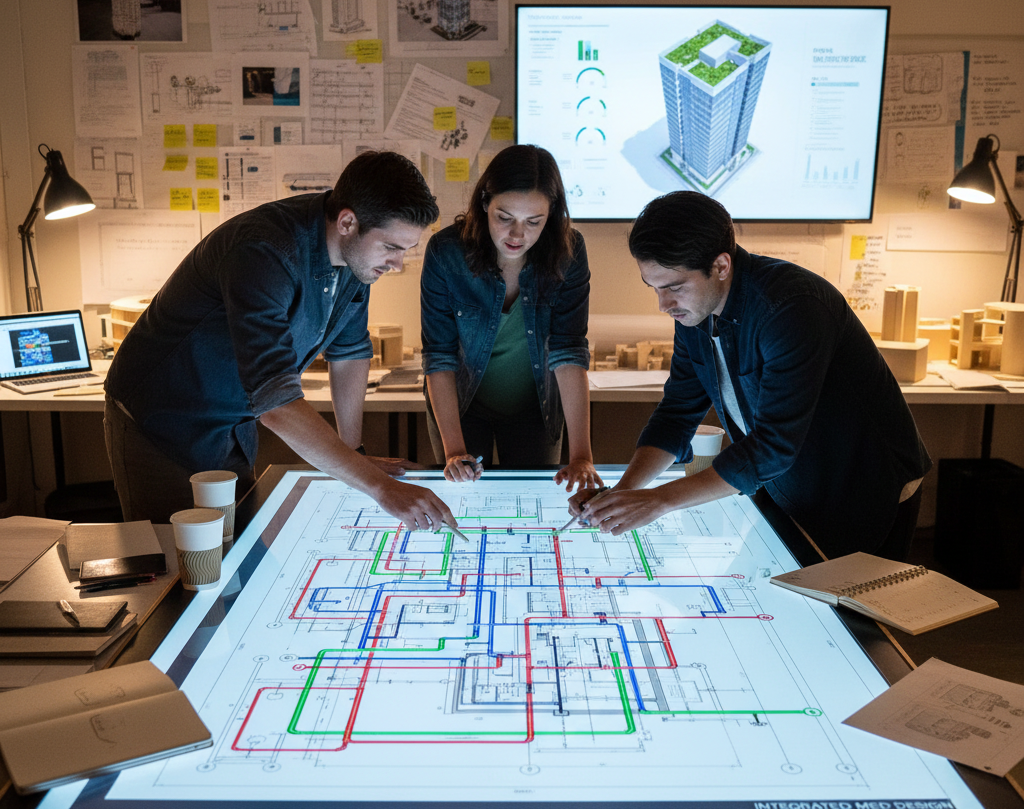 The Importance of Integrated MEP Design in Modern Buildings: Energy Efficiency, Safety &…