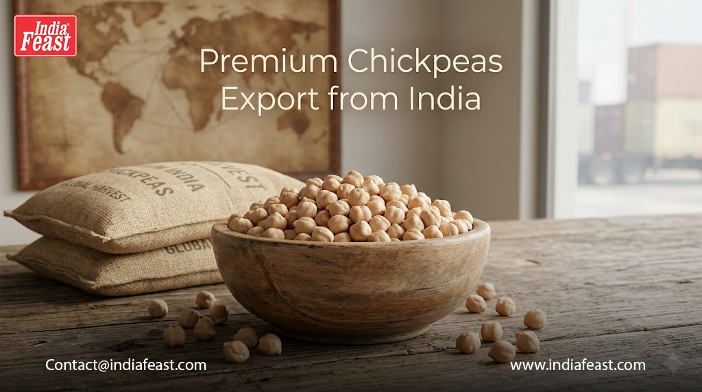 Chickpeas Exporter from India — High Quality Kabuli & Desi Chana for Global Markets