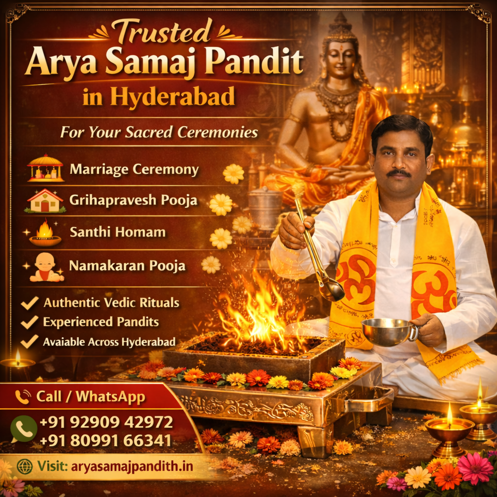 Best Pujari in Hyderabad for Marriage Grihapravesh Santhi Homam