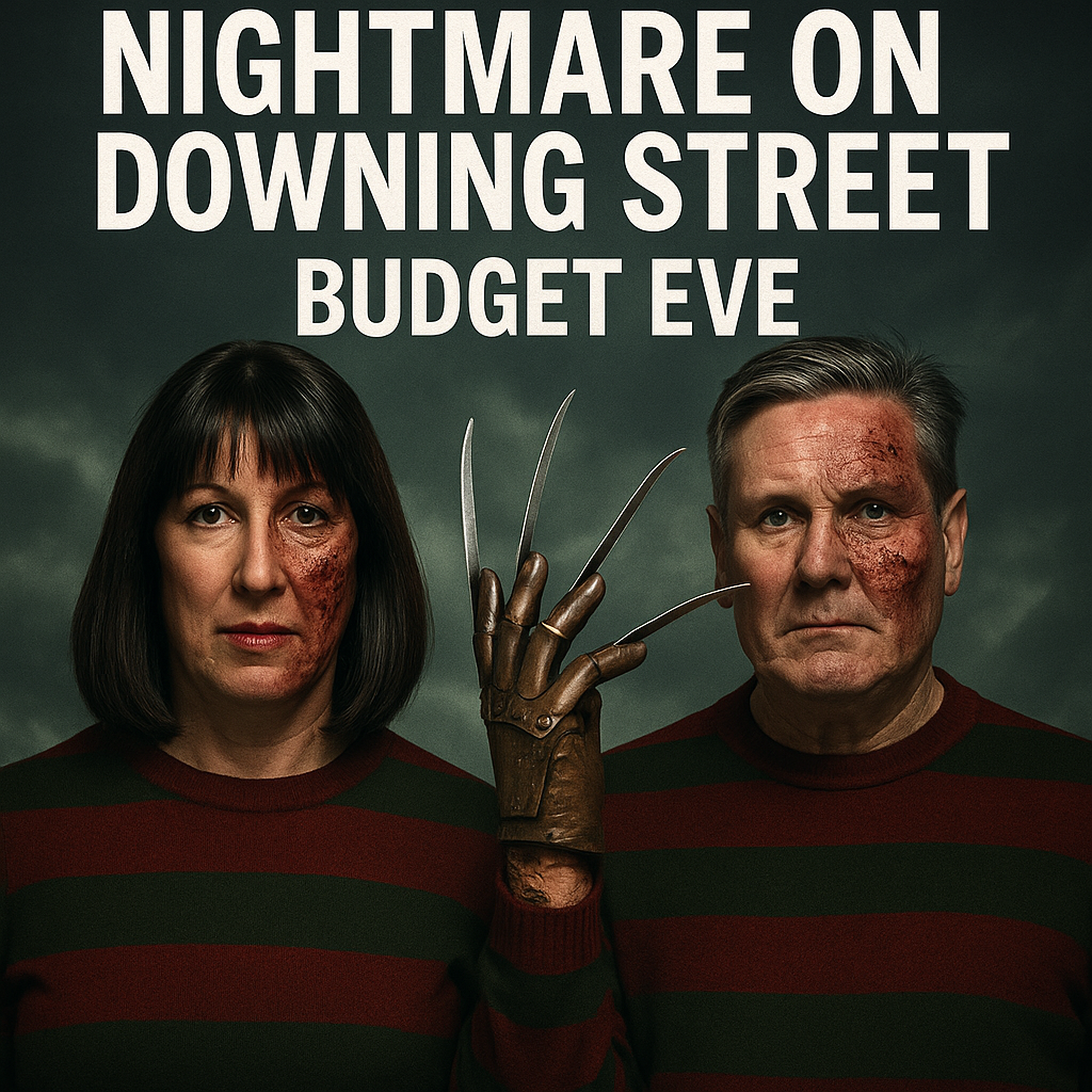 Nightmare on Downing Street: Budget Day….. 🥵 By Lane Clark of TPP;