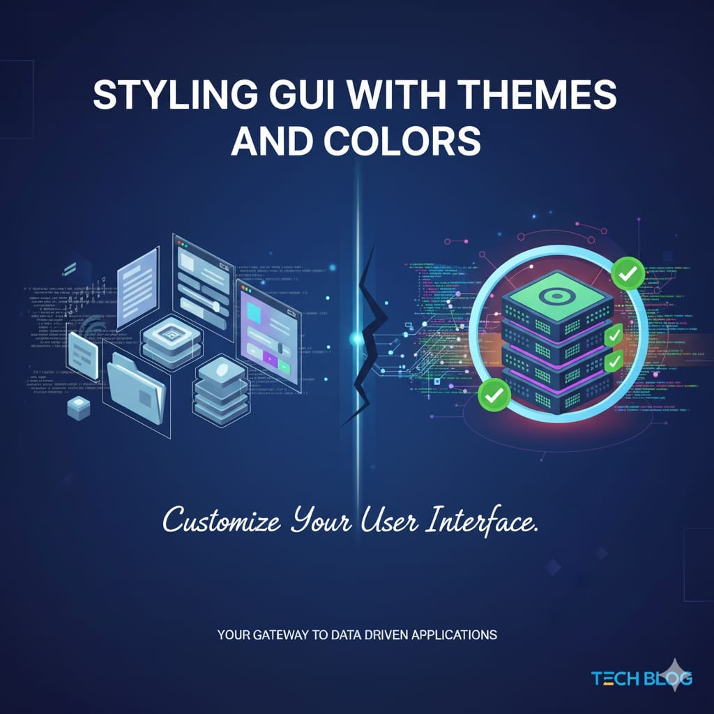 Styling GUI with Themes and Colors Graphical User Interfaces (GUIs) are ...