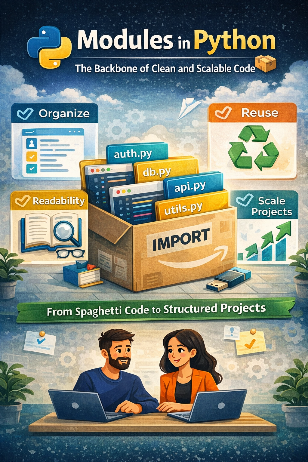 Modules in Python: The Backbone of Clean and Scalable Code 📦 | by Patel ...