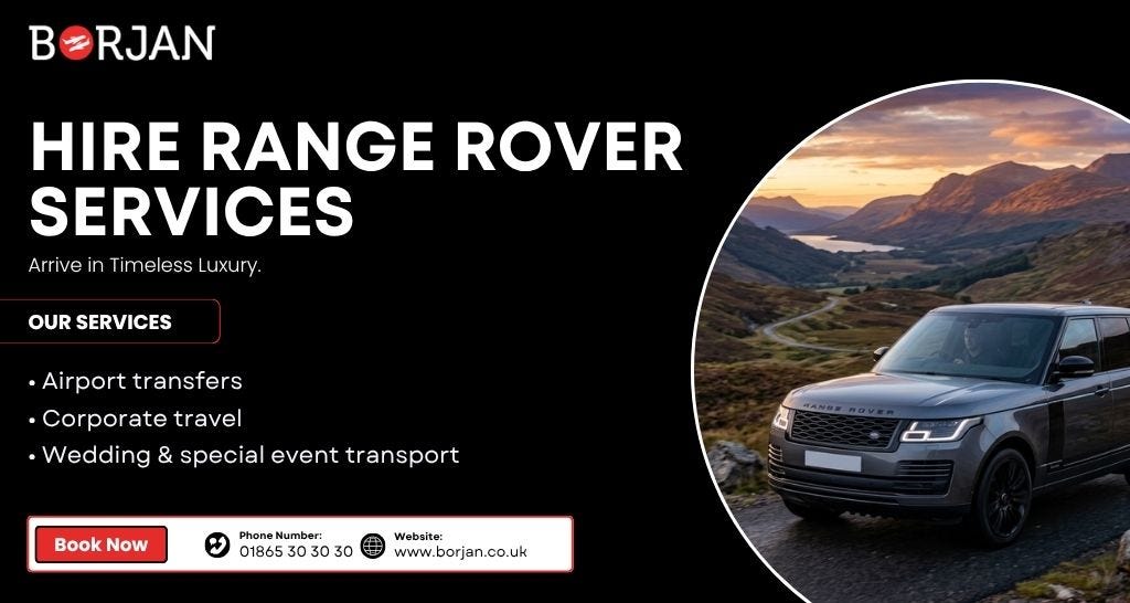 Premium Hire Range Rover Services with Professional Chauffeurs