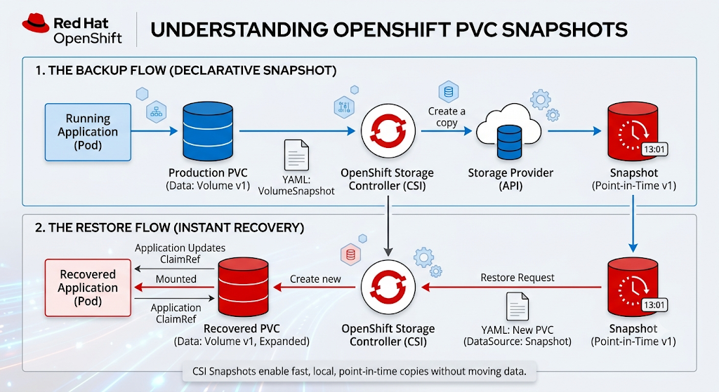 OpenShift Data Guard: Mastering Backup & Restore with CSI PVC Snapshots