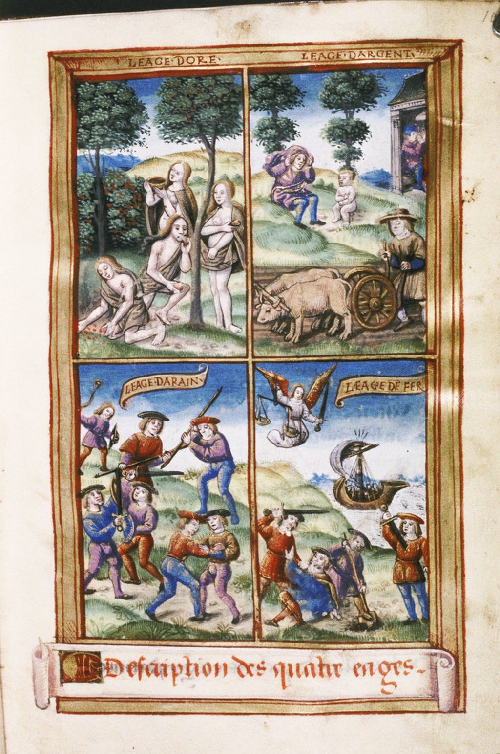 The Four Ages as described in Ovid’s Metamorphoses. | by Qazi