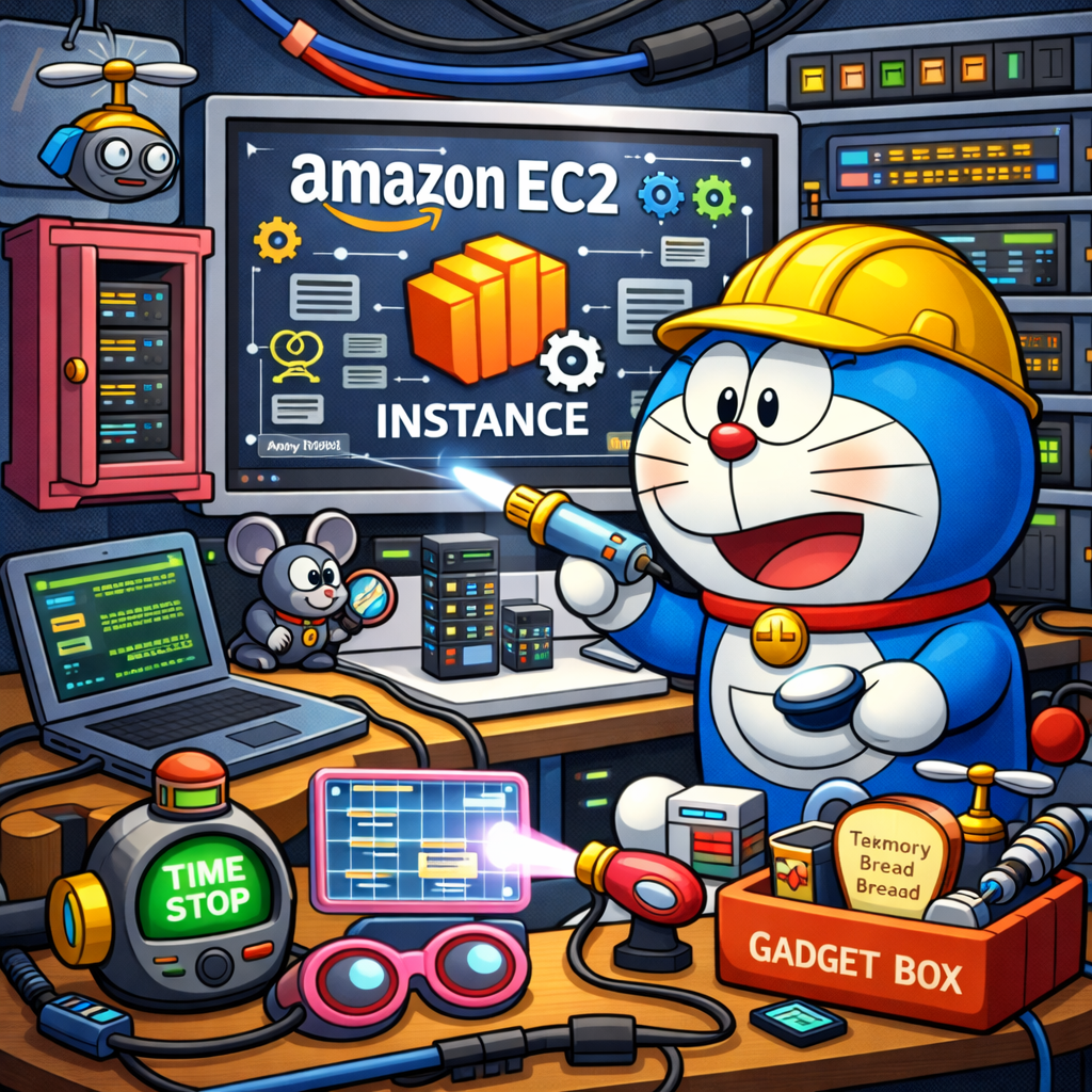 Mastering EC2 Instance Modifications: A Guide to Updating NAME tags, INSTANCE TYPE, SECURITY GROUPS…