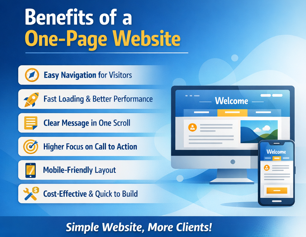 Benefits of a One-Page Website