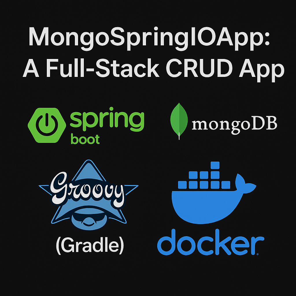MongoSpringIOApp: A Full-Stack CRUD App with Spring Boot, MongoDB, and ...