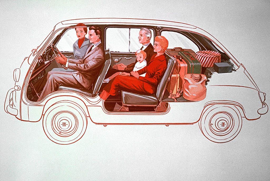 Ahead Of Its Time: The Impossibly Cute Fiat 600 “Multipla”, by Matteo  Licata, Roadster Life