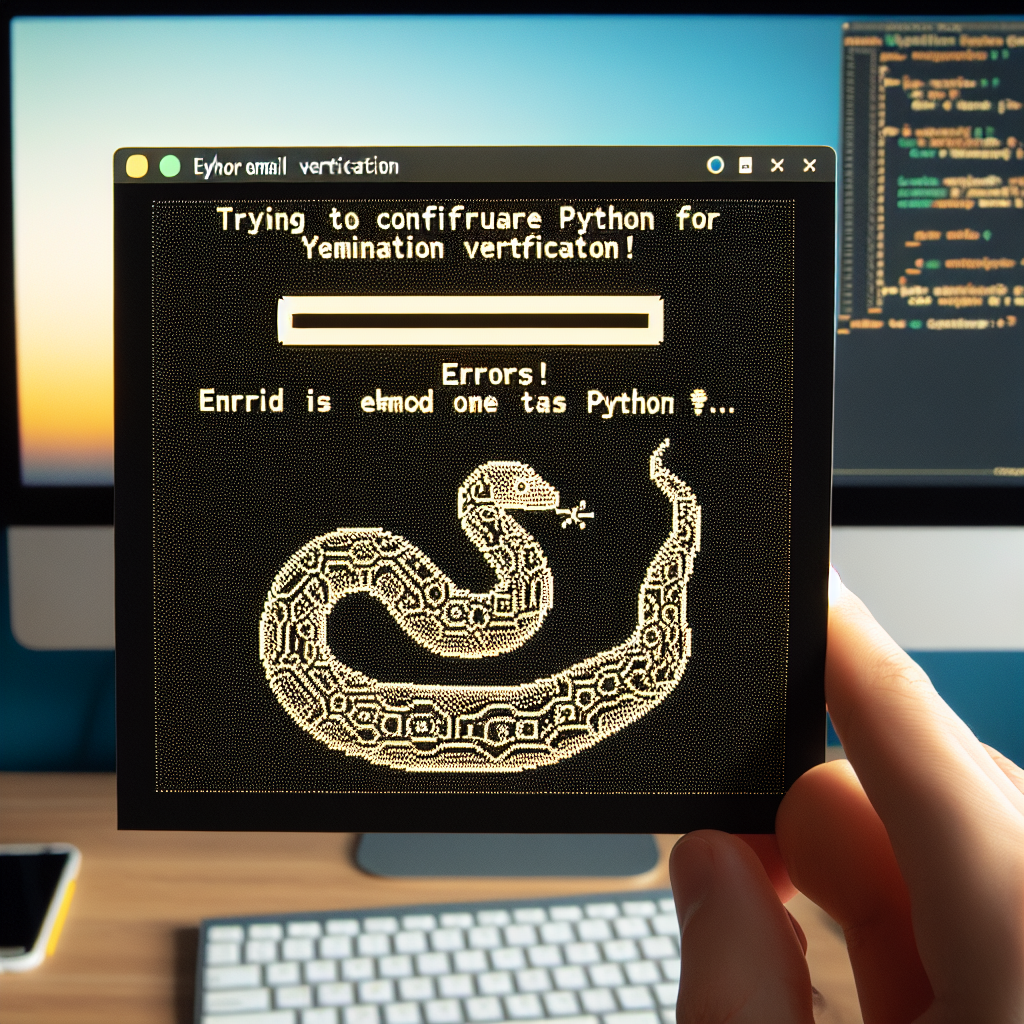 Fixing python email authentication configuration mistakes by denis