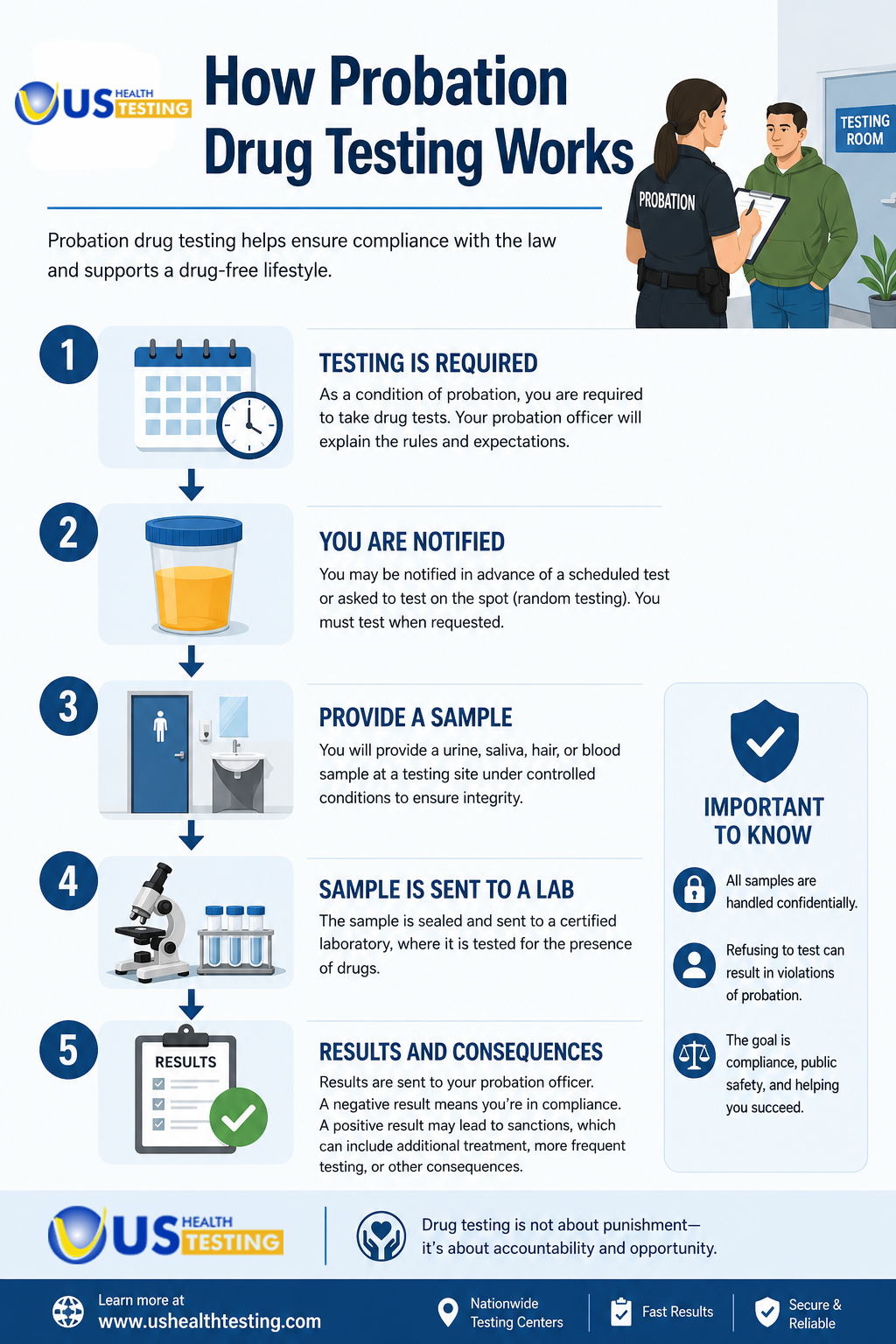 How Probation Drug Testing Works
