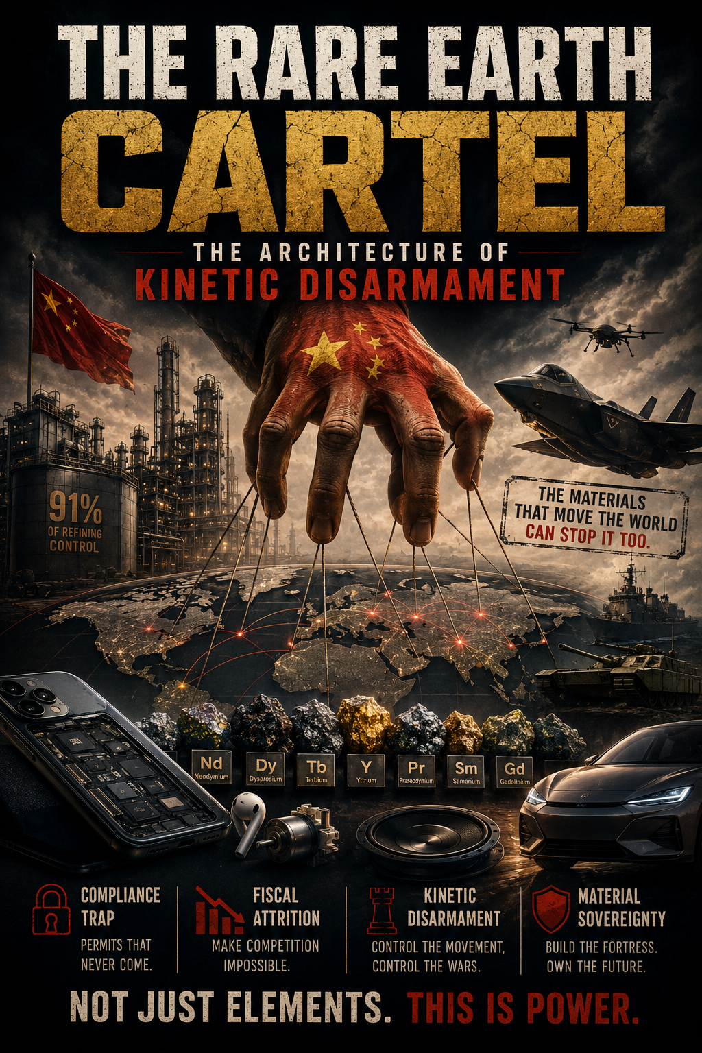 THE RARE EARTH CARTEL: THE ARCHITECTURE OF KINETIC DISARMAMENT