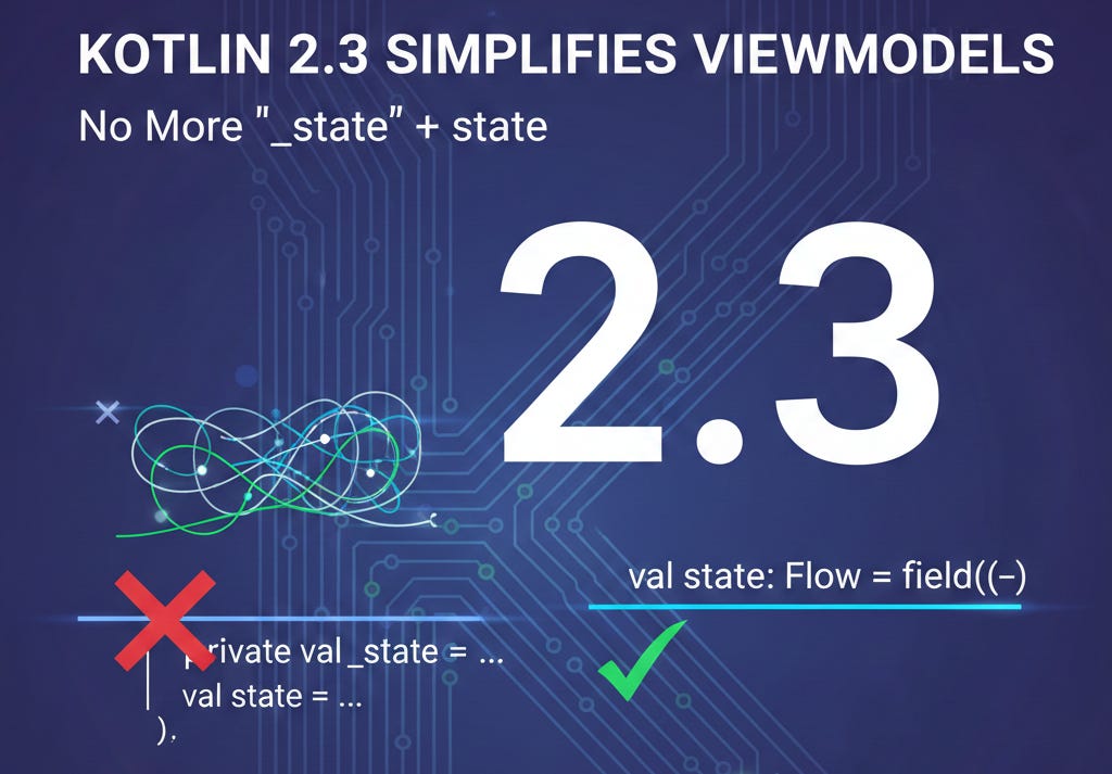 No More _state + state: Simplifying ViewModels with Kotlin 2.3